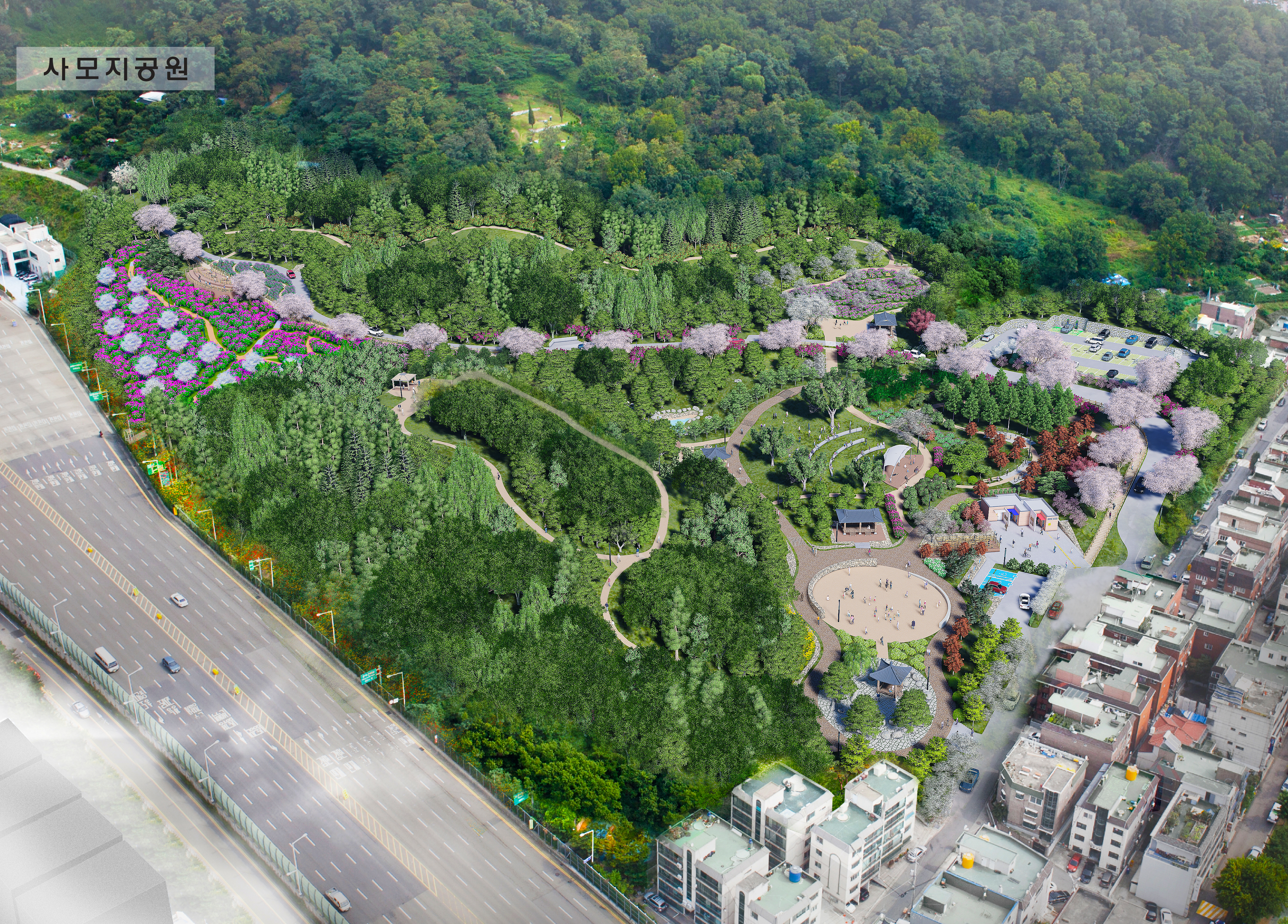 연수구 내 장기간 방치된 장기 미집행공원이 치유 공간으로 탈바꿈하고 있다